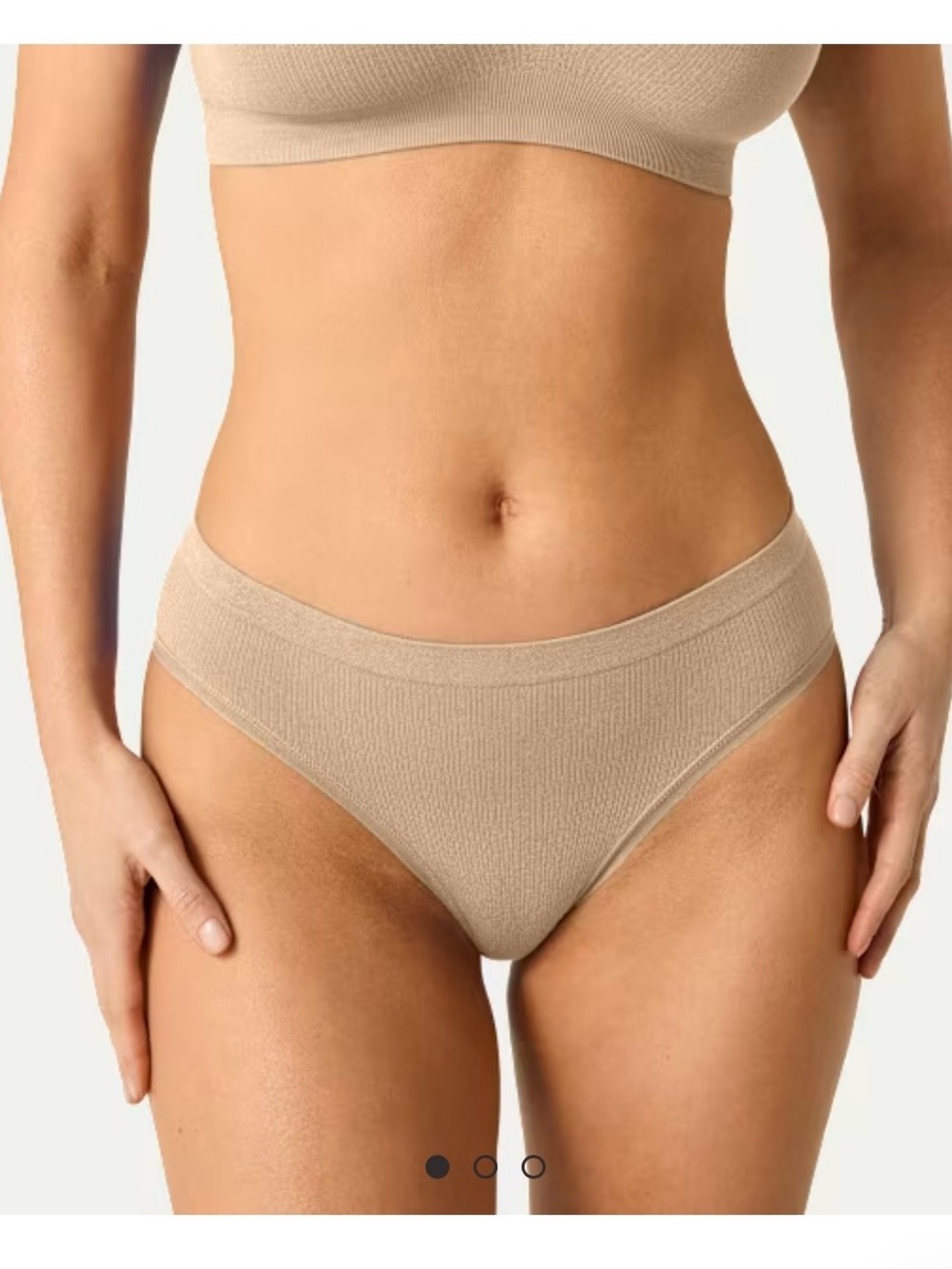 Bombas NEW Women’s Seamless Brief Size M Sandcastle Beige Underwear Intimates